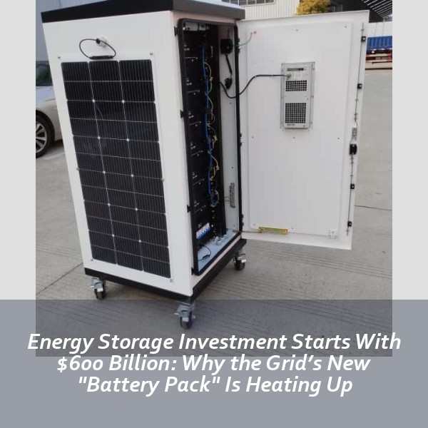 Energy Storage Investment Starts With $600 Billion: Why the Grid’s New 